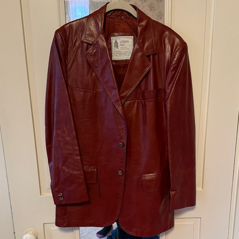 Vintage 70’s London Fog Leather Jacket- PLEASE READ DESCRIPTION FOR SIZING